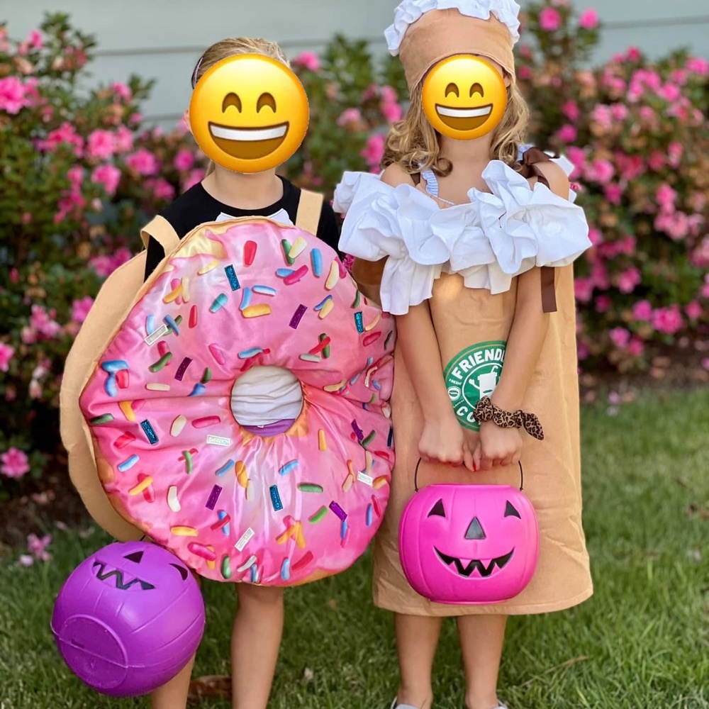 Kids donut costume one size